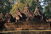 Banteay Srei temple - towers of the central group 